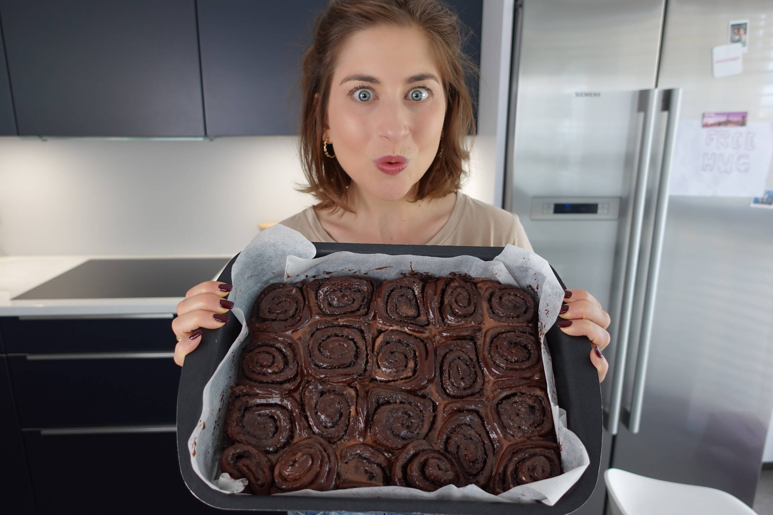 Recette cinnamon rolls au chocolat no mie nutrition