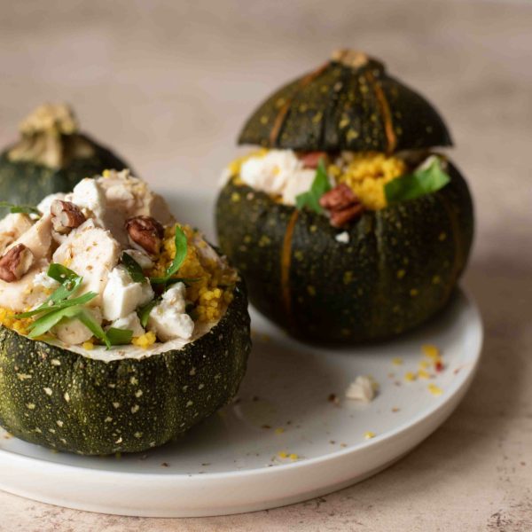 COURGETTES FARCIES AU POULET