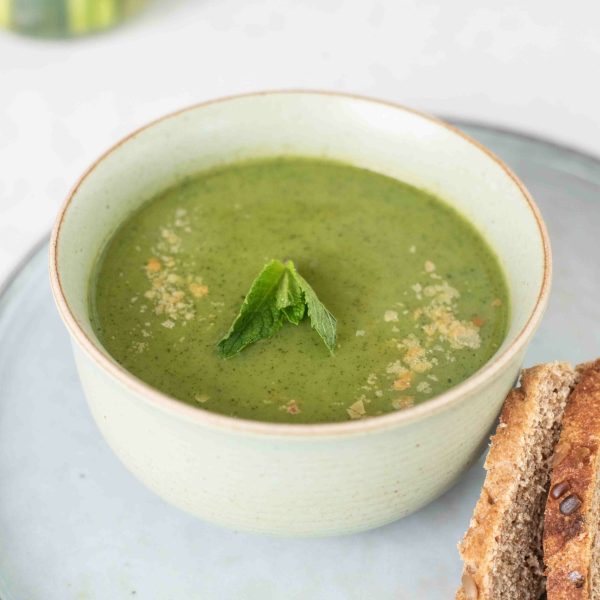 SOUPE FROIDE COURGETTE ET MENTHE
